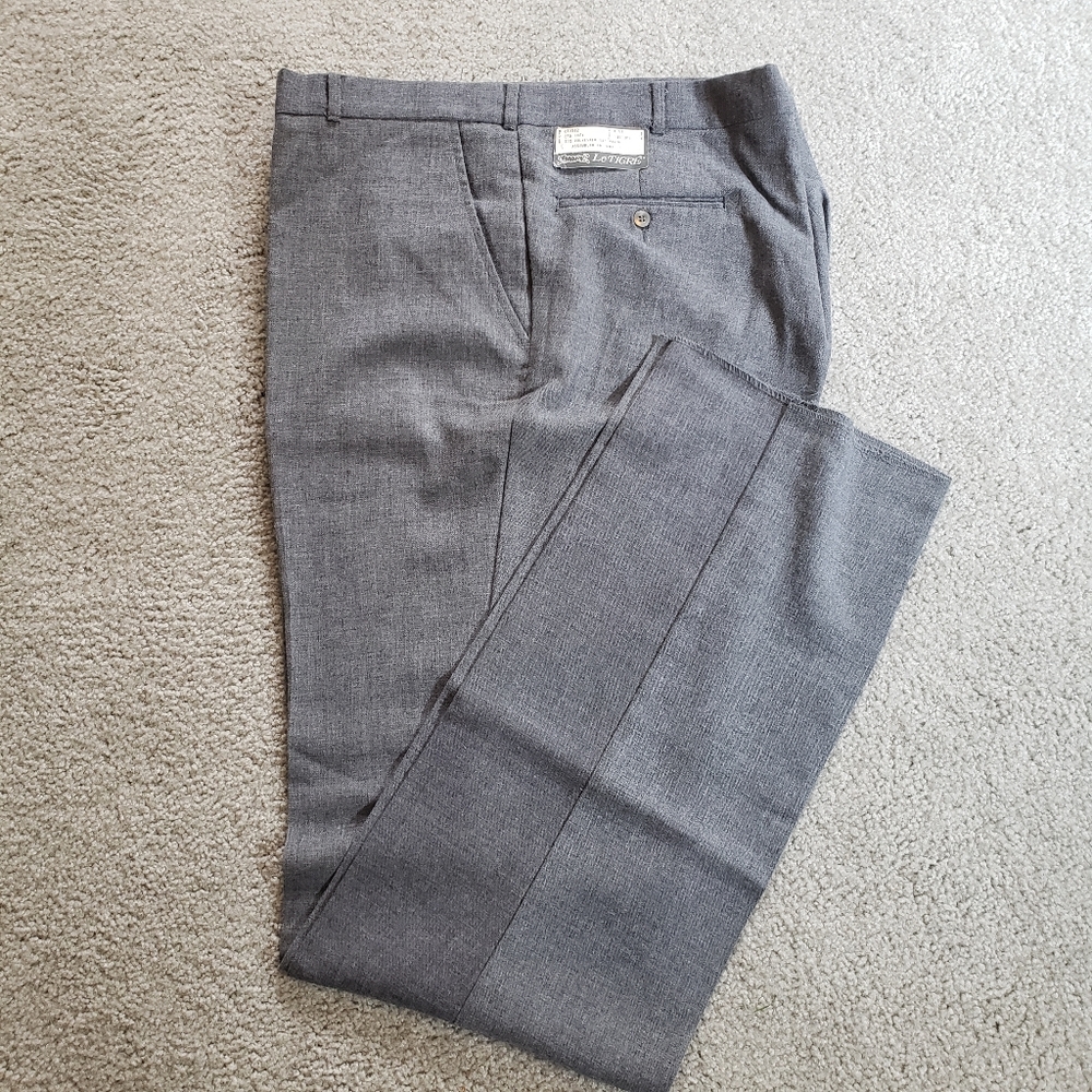 Vintage Le Tigré Men's Dress Pants Unhemmed